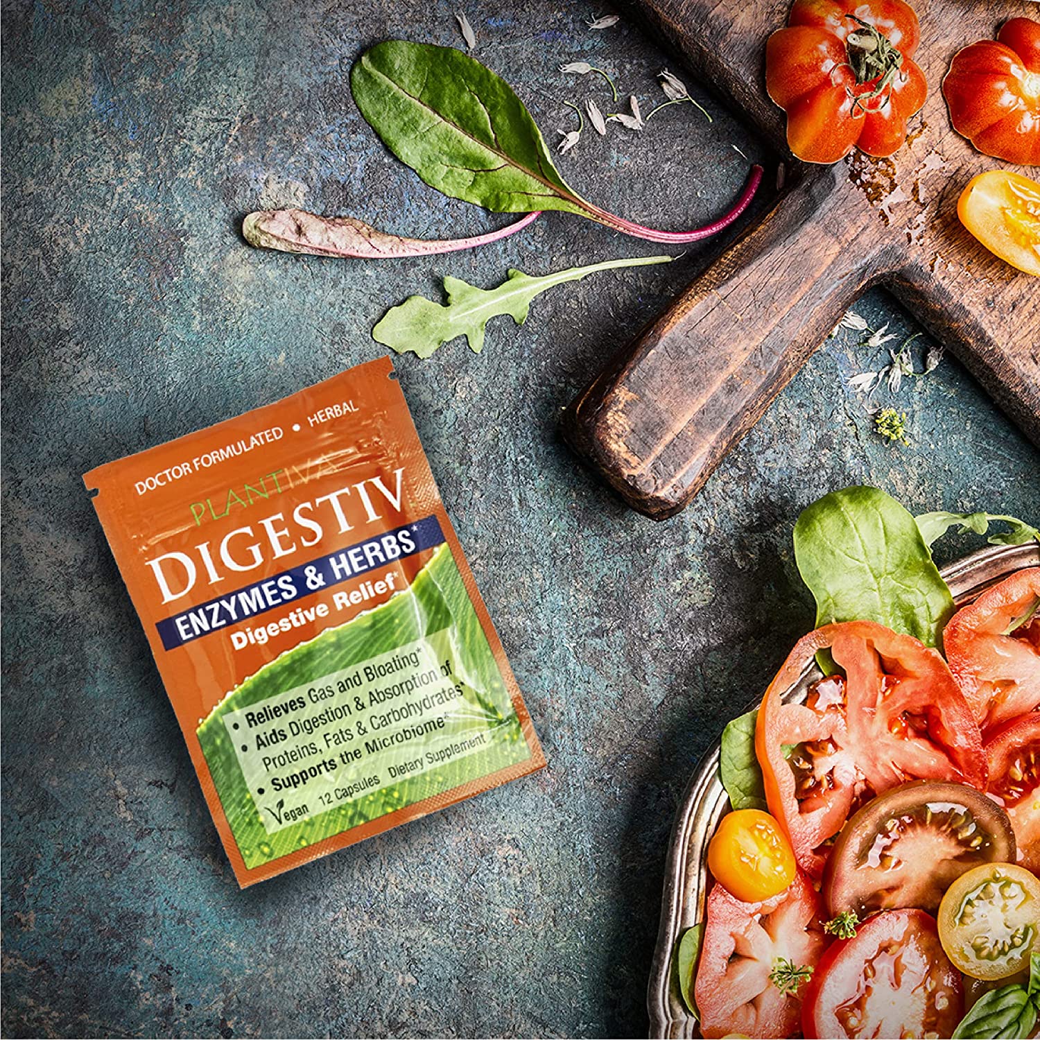 Free Digestiv 4-Capsule Packet, Vegan