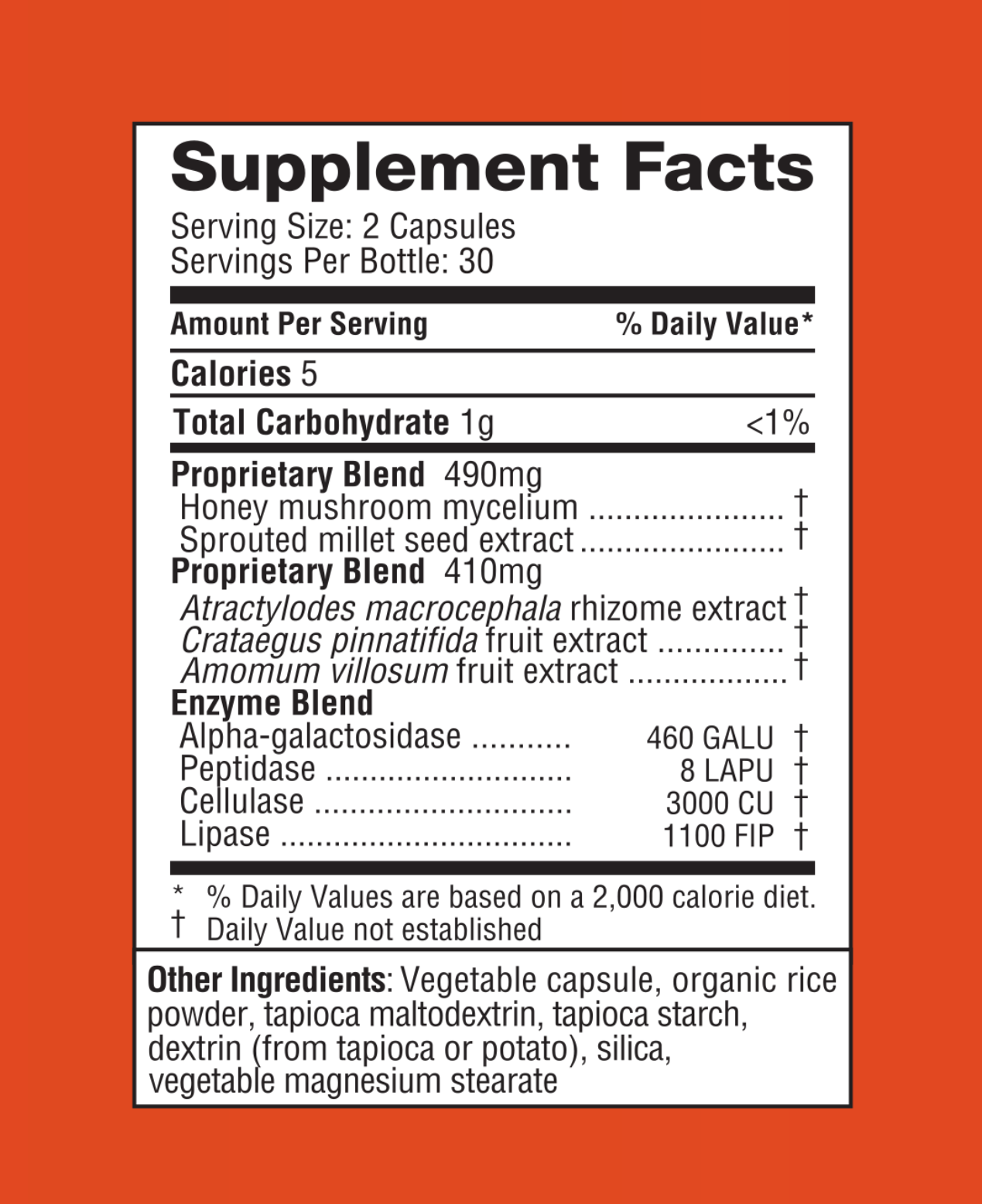 Digestiv 4-Capsule Packet, Vegan