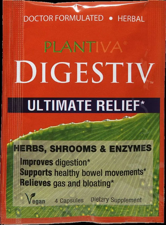 A packet of Digestiv, front side