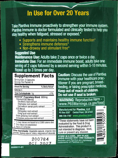 Free ImmuneDx 12-Capsule Packet, Vegan