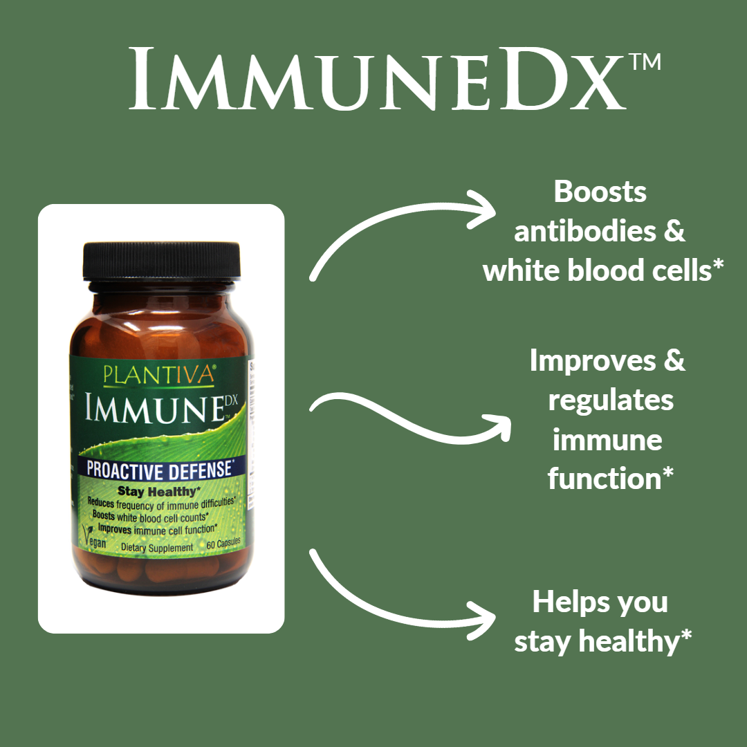 ImmuneDx 60-Capsule Bottle, Vegan