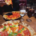 A video about how Digestiv helps a woman eat pizza without fear of the consequences